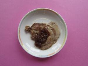 ポークソテーのバーベキューソース