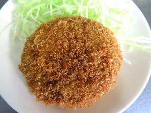 彩り野菜とキャベツのミンチカツ<Fe・Ca>